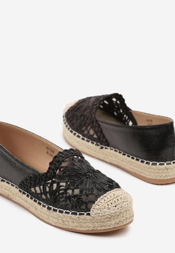 Fekete Espadrilles 6