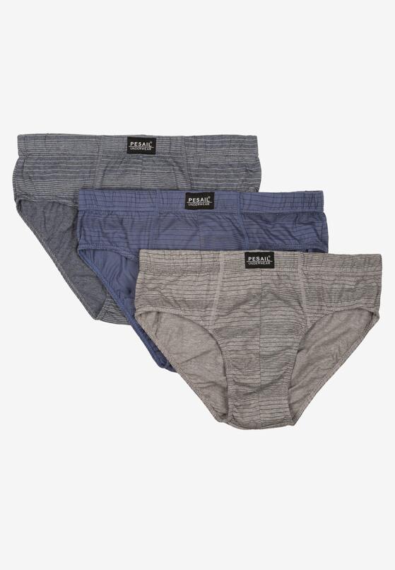 Wielokolorowe Majtki Slipy 3-pack z Bawełny Soneira 1