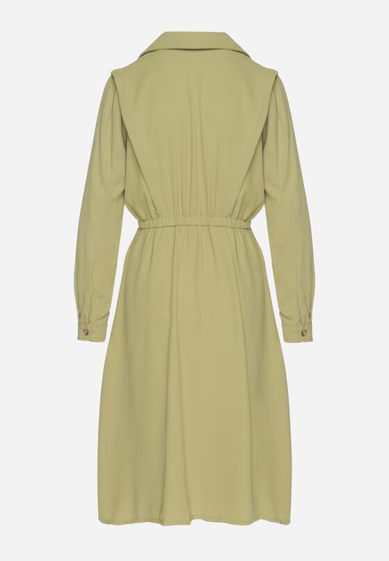 Rochie Verde închis 7