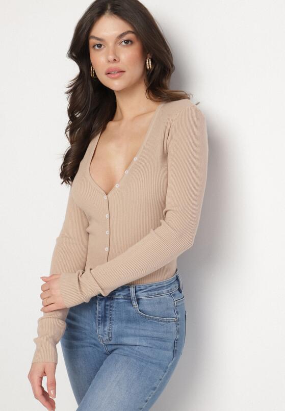Cardigan Bej 4