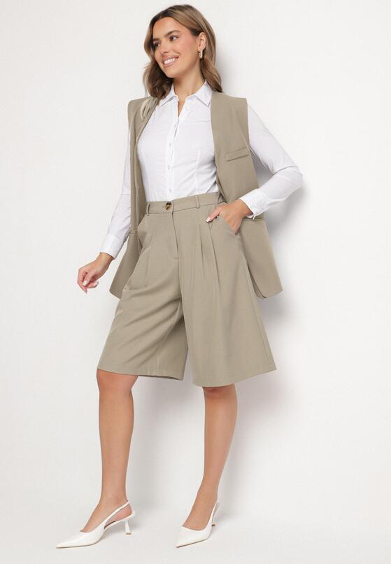Pantaloni scurți Verde deschis 4