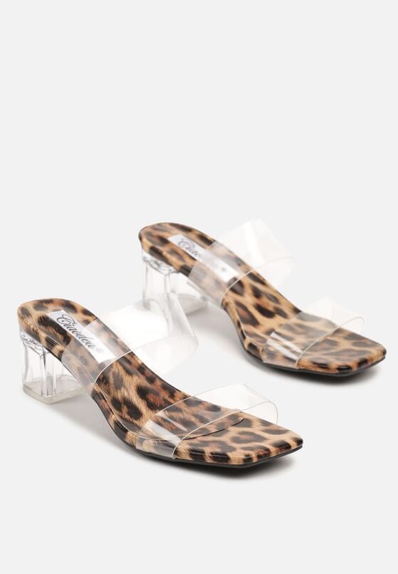 Papuci Imprimeu leopard 5
