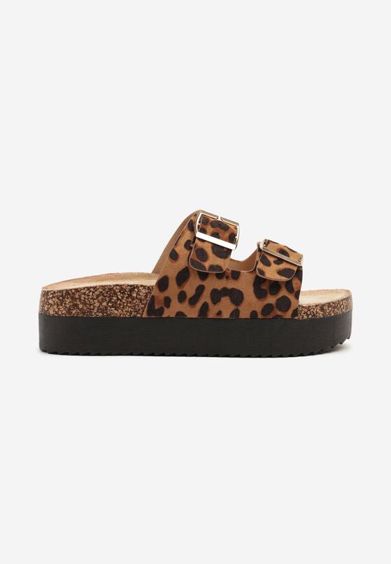 Papuci Imprimeu leopard 4