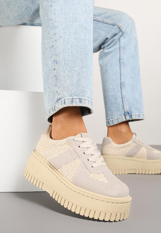 Sneakers Bej deschis 2