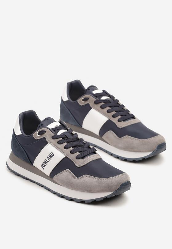 Pantofi sport Bleumarin cu gri 2