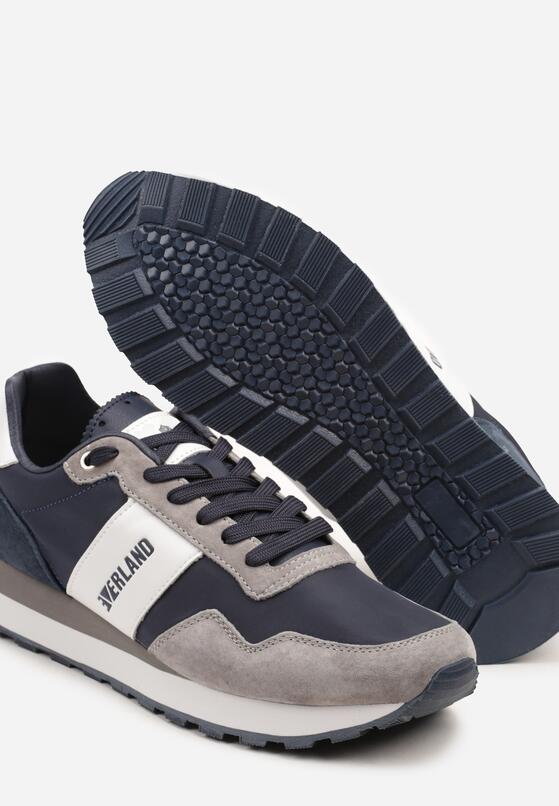 Pantofi sport Bleumarin cu gri 3
