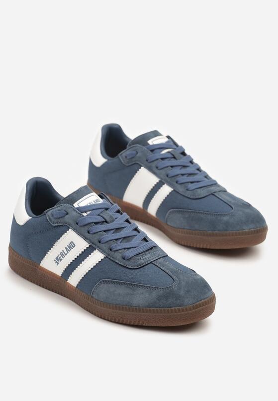 Pantofi sport Bleumarin cu alb 2