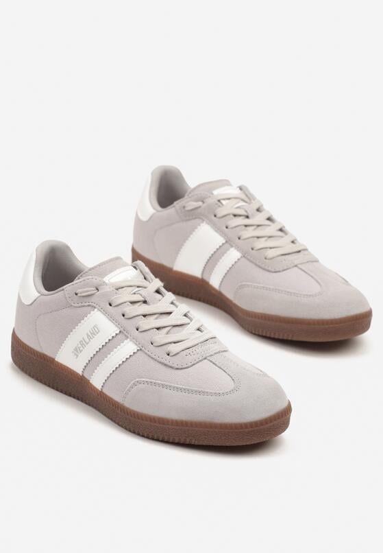 Pantofi sport Gri cu alb 2