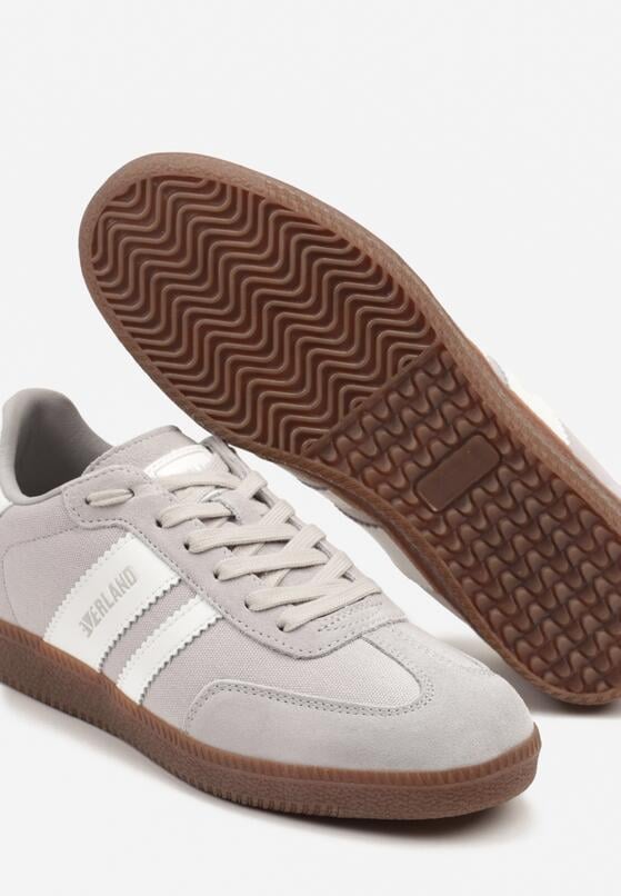 Pantofi sport Gri cu alb 3