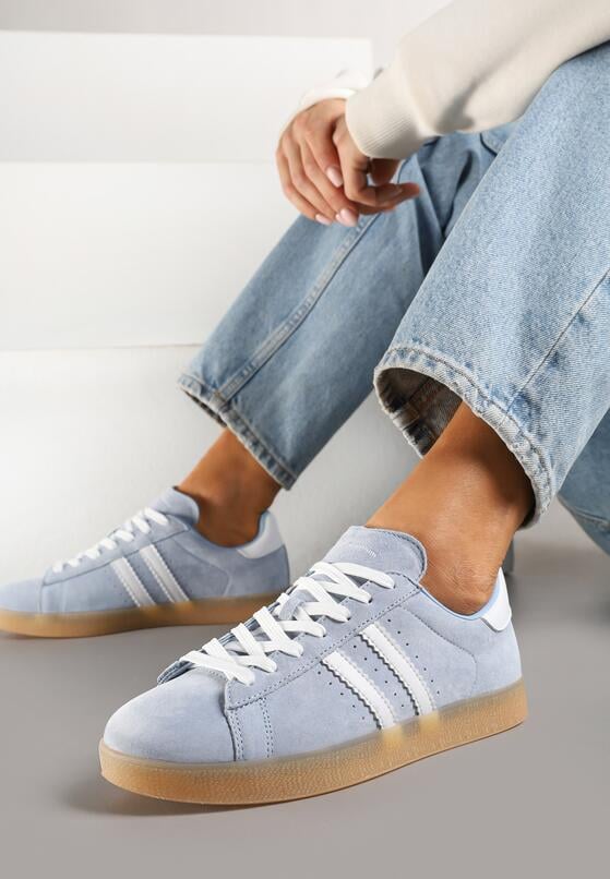 Sneakers Albastru cu alb 2