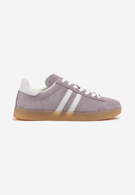 Sneakers Mov cu alb 4