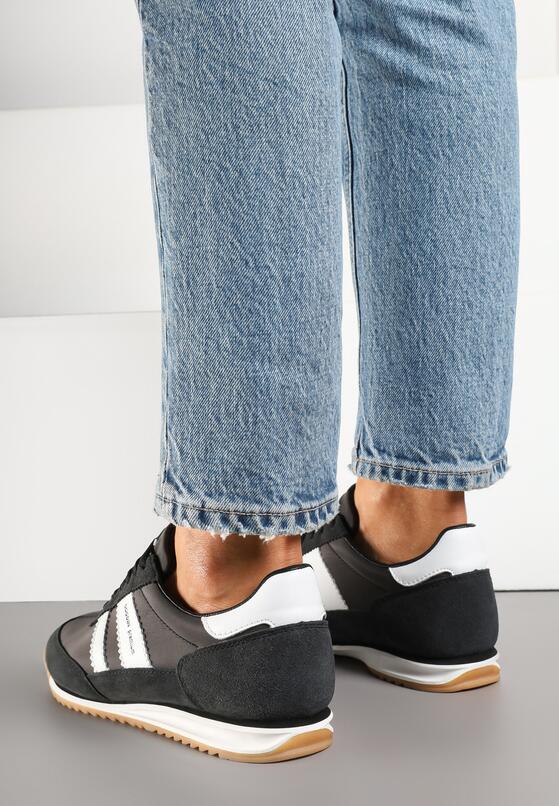 Sneakers Negru cu alb 3
