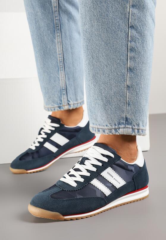 Sneakers Bleumarin cu alb 1