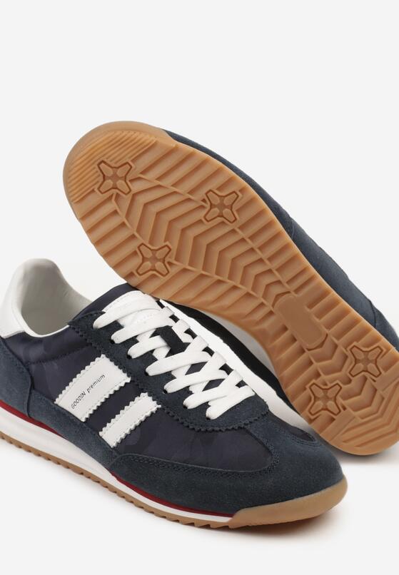 Sneakers Bleumarin cu alb 6