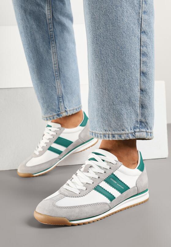 Sneakers Alb cu gri 3