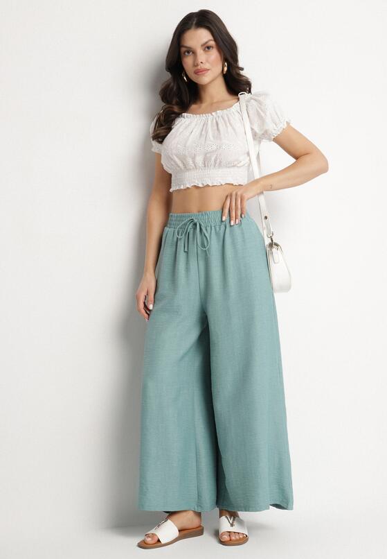 Pantaloni Verde mentă 2