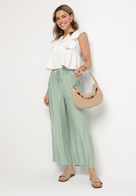 Pantaloni Verde mentă 2