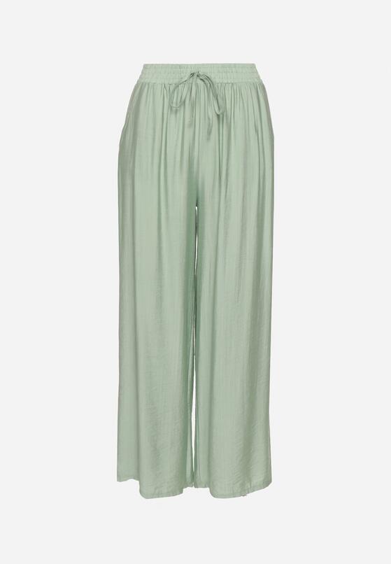 Pantaloni Verde mentă 6