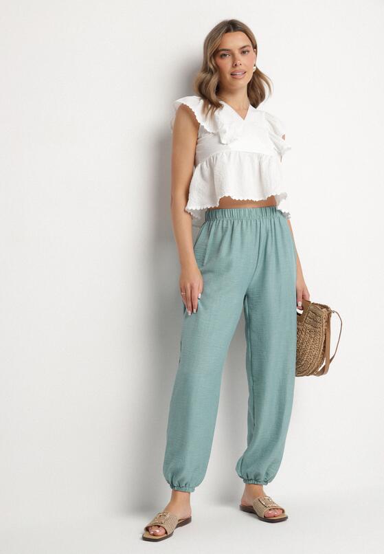 Pantaloni Verde mentă 2