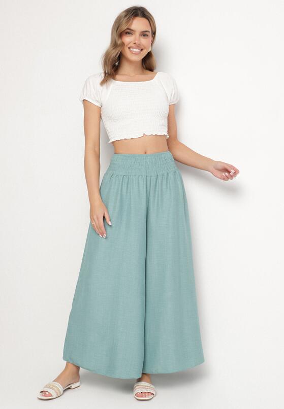 Pantaloni Verde mentă 4