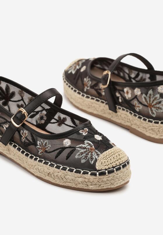 Fekete Espadrilles 6