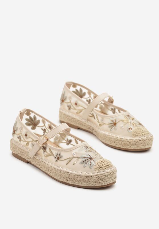 Bézs Espadrilles 5