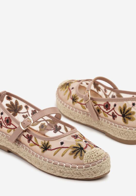 Rózsaszín Espadrilles 6