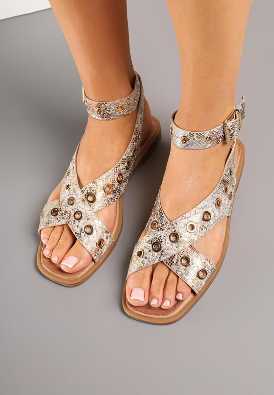 Sandale Print piele de șarpe 3