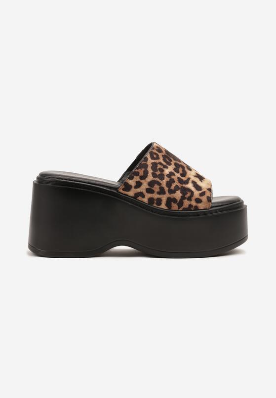 Papuci Imprimeu leopard 4