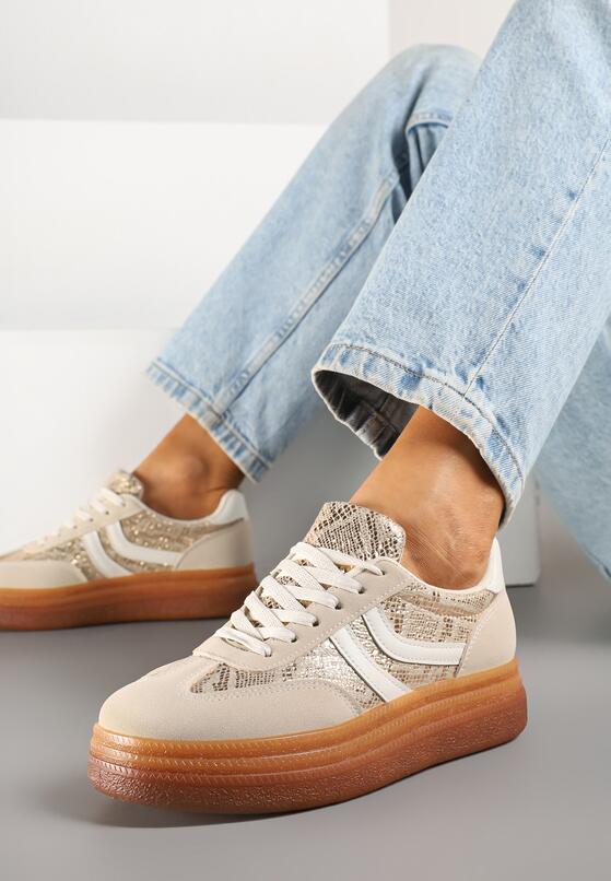 Sneakers Print piele de șarpe 1