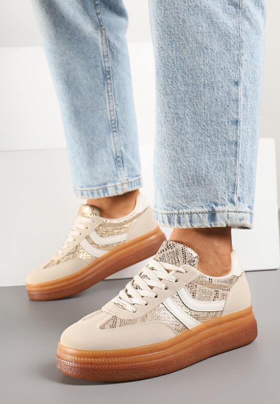 Sneakers Print piele de șarpe 3