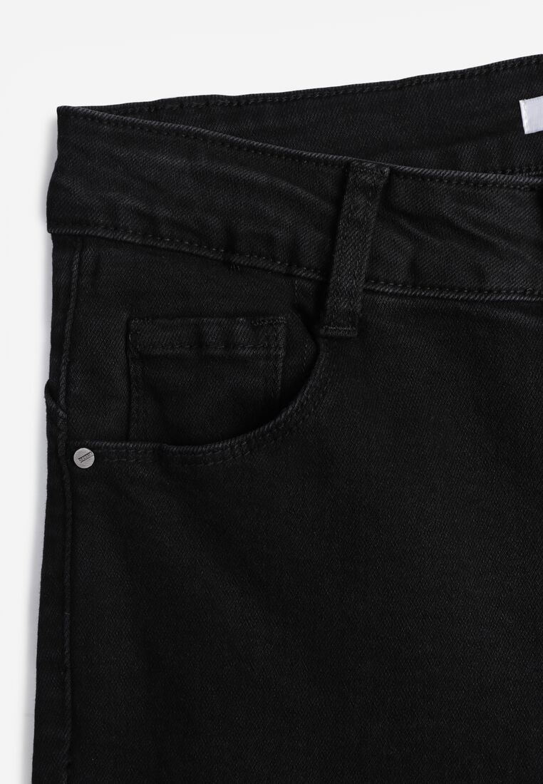 Czarne Jeansy o Dopasowanym Kroju z Efektem Push Up Vonnira 8