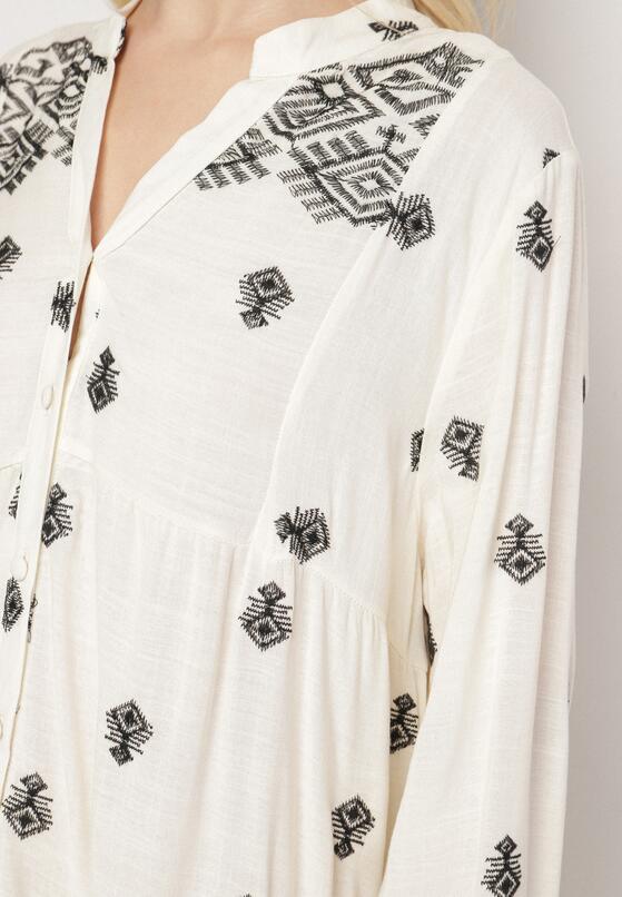 Rochie Albă cu negru 5