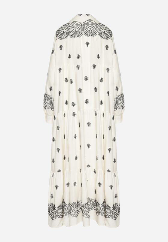 Rochie Albă cu negru 7