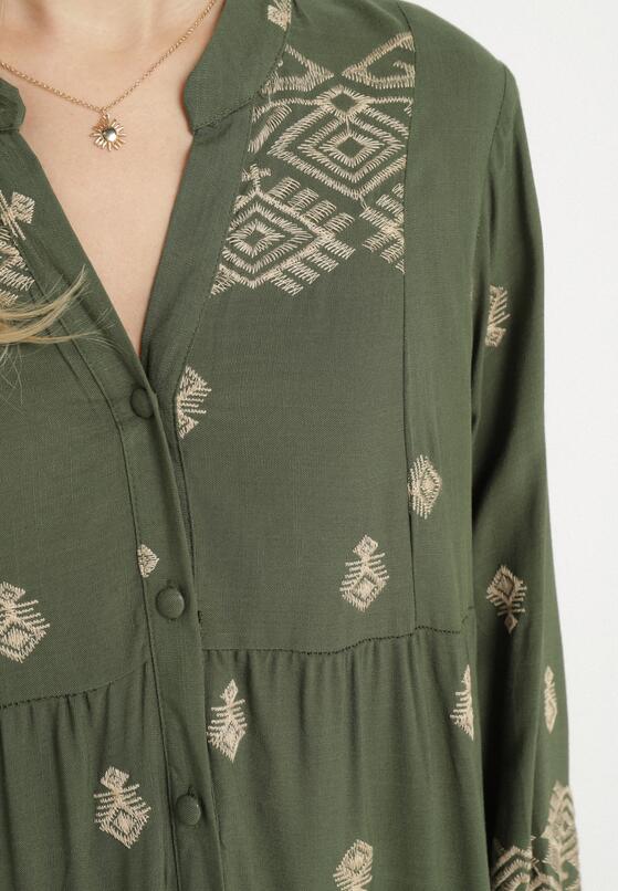 Rochie Verde închis 5