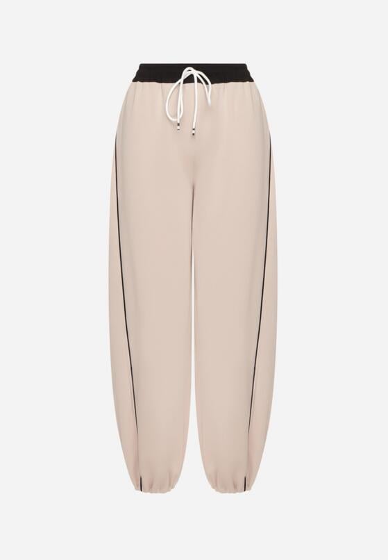 Pantaloni Bej cu negru 6