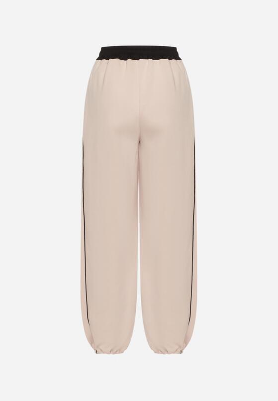 Pantaloni Bej cu negru 7