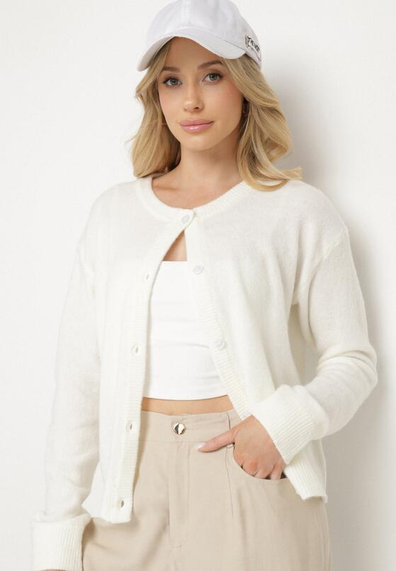 Cardigan Alb 1
