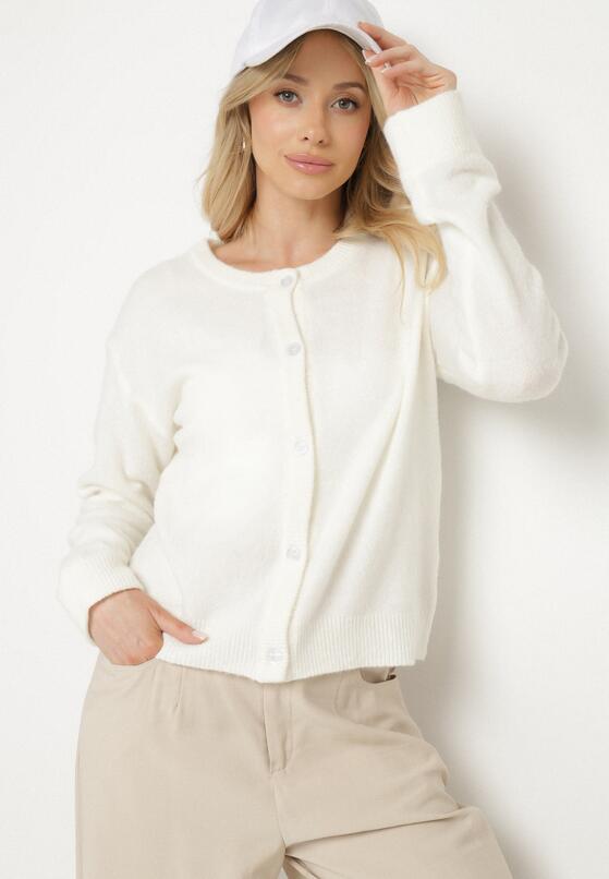 Cardigan Alb 4