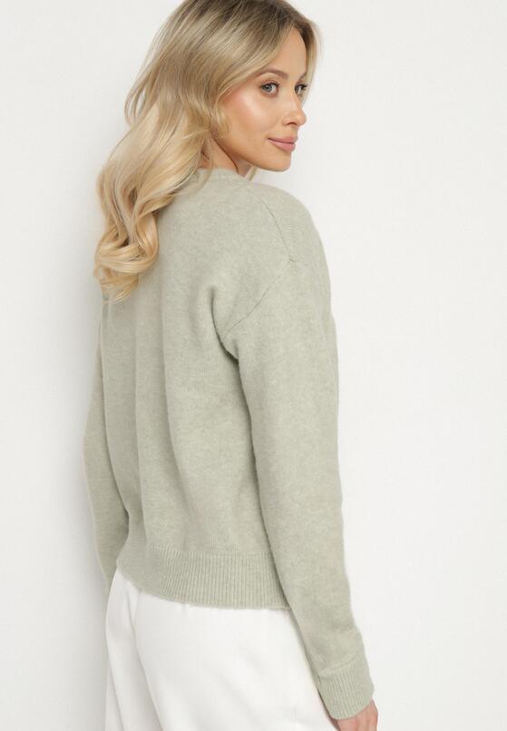 Cardigan Verde deschis 3