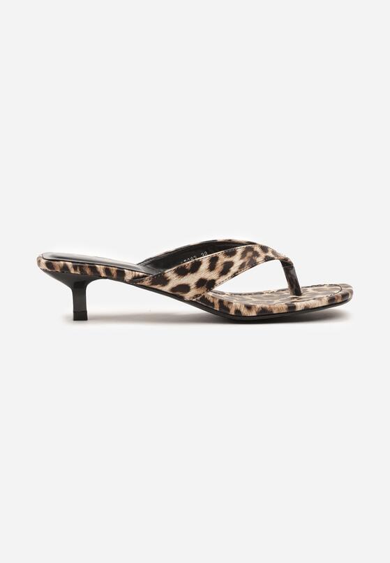 Papuci Imprimeu leopard 4