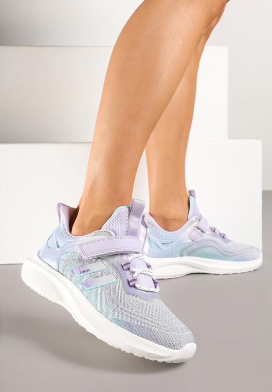 Pantofi sport Gri cu mov 2