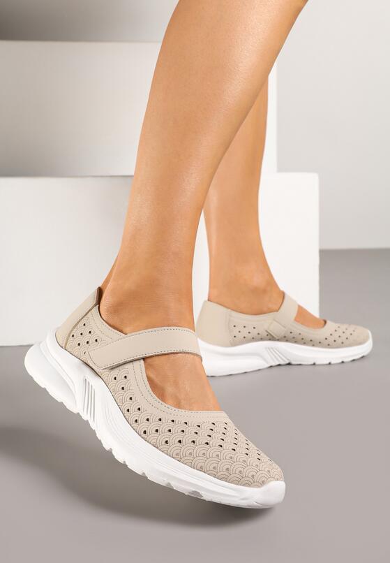 Pantofi casual Bej închis 2