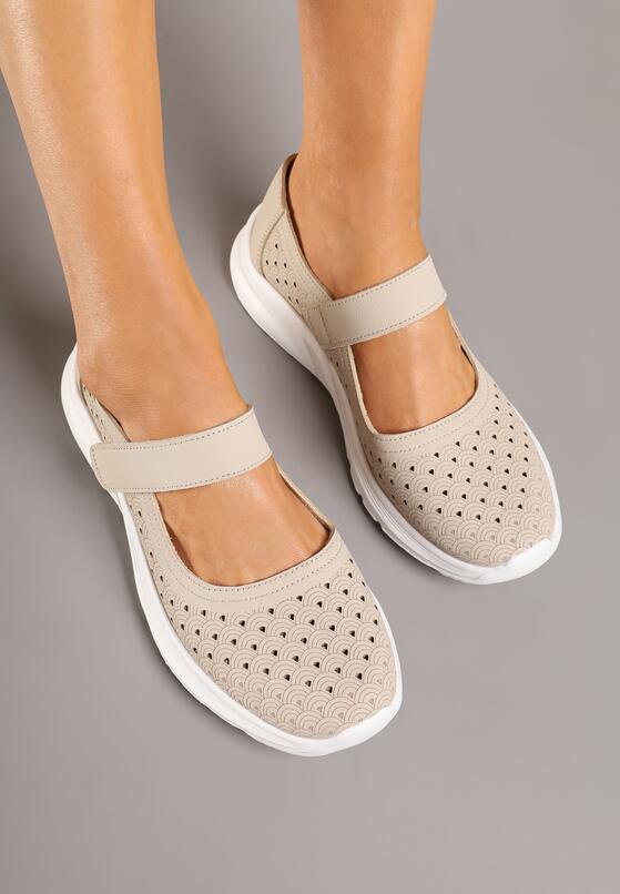 Pantofi casual Bej închis 3