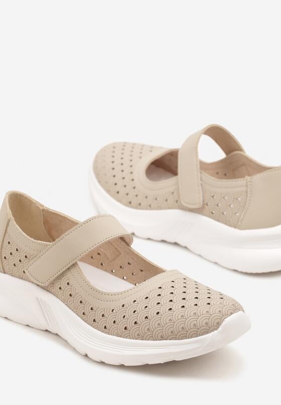 Pantofi casual Bej închis 6