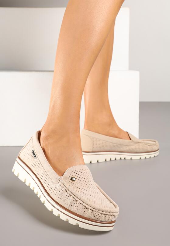 Mocasini Bej 2