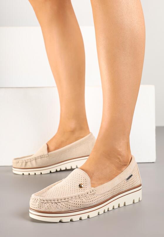 Mocasini Bej 1