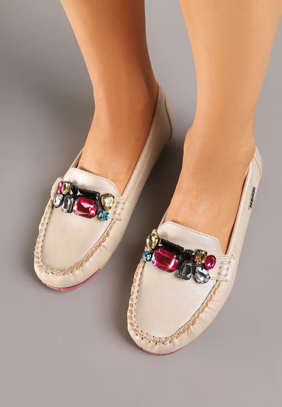Mocasini Bej 3
