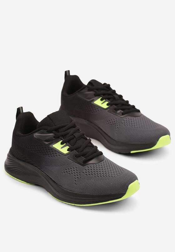 Pantofi sport Negru cu gri 2