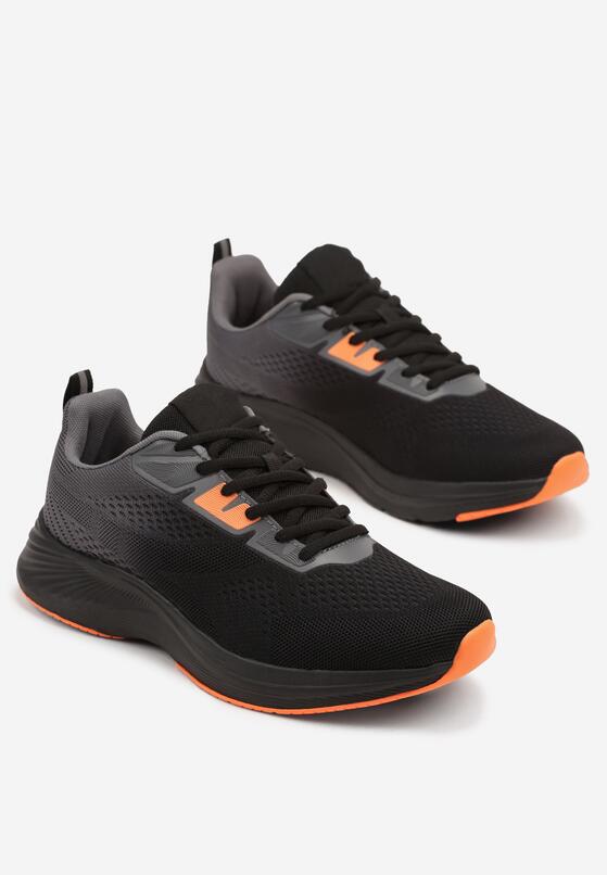 Pantofi sport Gri cu portocaliu 2